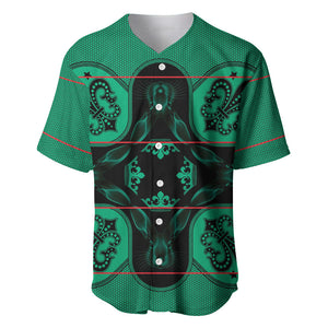 Bafokeng Rabbit Crown Palesa ea kharanium Baseball Jersey Green Seanamarena Basotho Blanket Inspired