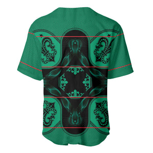 Bafokeng Rabbit Crown Palesa ea kharanium Baseball Jersey Green Seanamarena Basotho Blanket Inspired