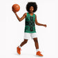 Bafokeng Rabbit Crown Palesa ea kharanium Basketball Jersey Green Seanamarena Basotho Blanket Inspired
