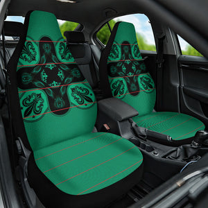 Bafokeng Rabbit Crown Palesa ea kharanium Car Seat Cover Green Seanamarena Basotho Blanket Inspired