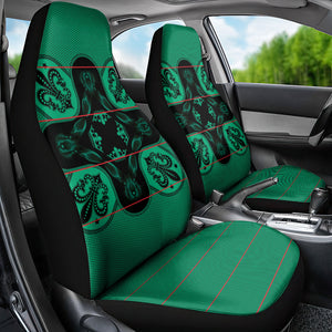 Bafokeng Rabbit Crown Palesa ea kharanium Car Seat Cover Green Seanamarena Basotho Blanket Inspired