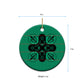 Bafokeng Rabbit Crown Palesa ea kharanium Ceramic Ornament Green Seanamarena Basotho Blanket Inspired