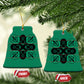 Bafokeng Rabbit Crown Palesa ea kharanium Ceramic Ornament Green Seanamarena Basotho Blanket Inspired