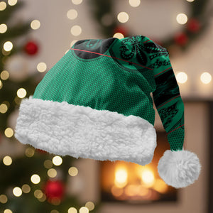 Bafokeng Rabbit Crown Palesa ea kharanium Christmas Santa Hat Green Seanamarena Basotho Blanket Inspired