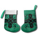 Bafokeng Rabbit Crown Palesa ea kharanium Christmas Stocking Green Seanamarena Basotho Blanket Inspired
