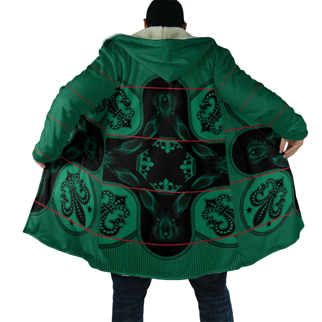 Bafokeng Rabbit Crown Palesa ea kharanium Cloak Green Seanamarena Basotho Blanket Inspired