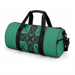 Bafokeng Rabbit Crown Palesa ea kharanium Duffle Bag Green Seanamarena Basotho Blanket Inspired