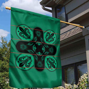 Bafokeng Rabbit Crown Palesa ea kharanium Garden Flag Green Seanamarena Basotho Blanket Inspired