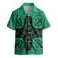 Bafokeng Rabbit Crown Palesa ea kharanium Kid Hawaiian Shirt Green Seanamarena Basotho Blanket Inspired