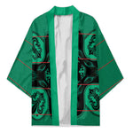 Bafokeng Rabbit Crown Palesa ea kharanium Kimono Green Seanamarena Basotho Blanket Inspired