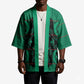 Bafokeng Rabbit Crown Palesa ea kharanium Kimono Green Seanamarena Basotho Blanket Inspired