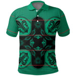 Bafokeng Rabbit Crown Palesa ea kharanium Polo Shirt Green Seanamarena Basotho Blanket Inspired
