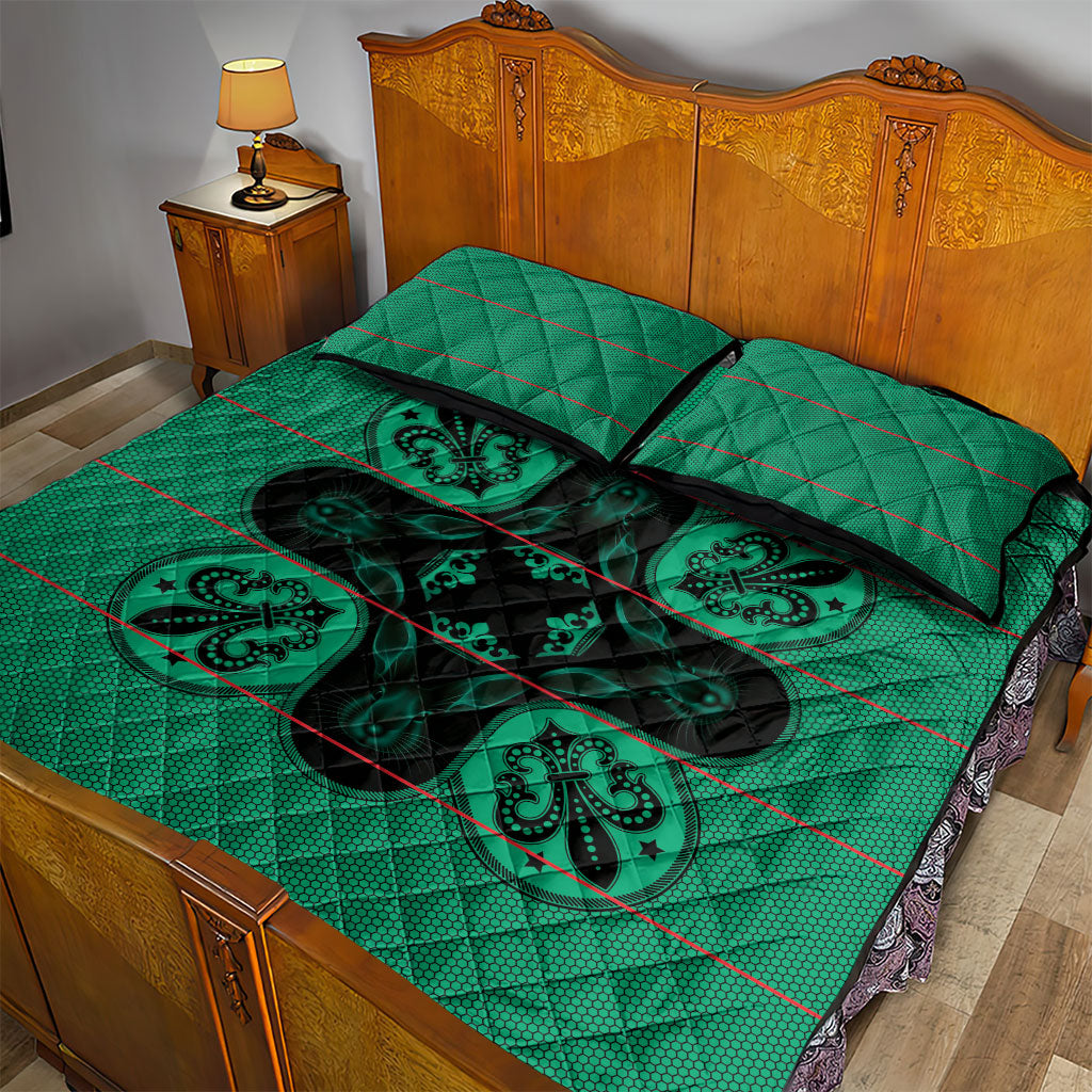 Bafokeng Rabbit Crown Palesa ea kharanium Quilt Bed Set Green Seanamarena Basotho Blanket Inspired