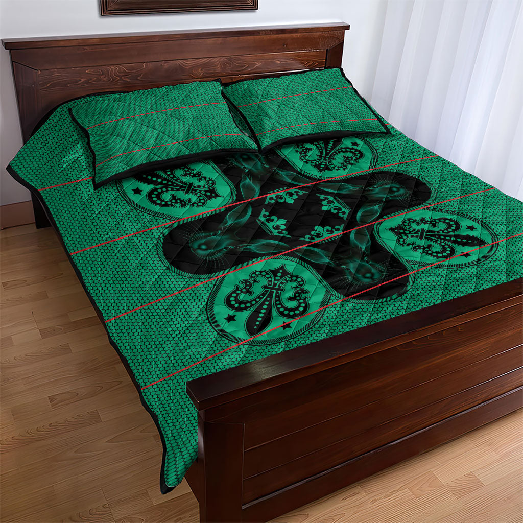 Bafokeng Rabbit Crown Palesa ea kharanium Quilt Bed Set Green Seanamarena Basotho Blanket Inspired