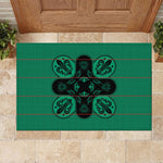 Bafokeng Rabbit Crown Palesa ea kharanium Rubber Doormat Green Seanamarena Basotho Blanket Inspired