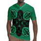 Bafokeng Rabbit Crown Palesa ea kharanium Rugby Jersey Green Seanamarena Basotho Blanket Inspired