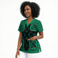 Bafokeng Rabbit Crown Palesa ea kharanium Scrub Top Green Seanamarena Basotho Blanket Inspired