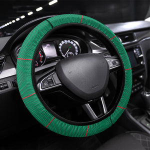 Bafokeng Rabbit Crown Palesa ea kharanium Steering Wheel Cover Green Seanamarena Basotho Blanket Inspired