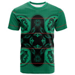 Bafokeng Rabbit Crown Palesa ea kharanium T shirt Green Seanamarena Basotho Blanket Inspired