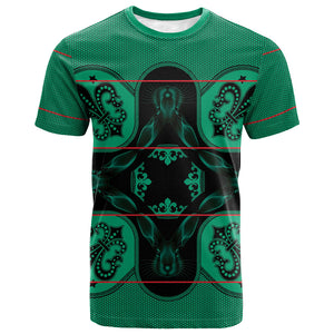 Bafokeng Rabbit Crown Palesa ea kharanium T shirt Green Seanamarena Basotho Blanket Inspired