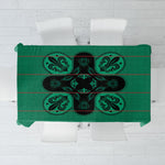 Bafokeng Rabbit Crown Palesa ea kharanium Tablecloth Green Seanamarena Basotho Blanket Inspired