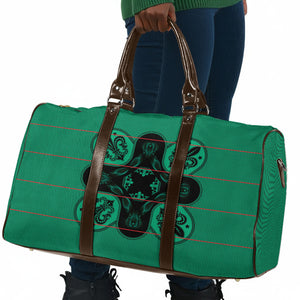 Bafokeng Rabbit Crown Palesa ea kharanium Travel Bag Green Seanamarena Basotho Blanket Inspired