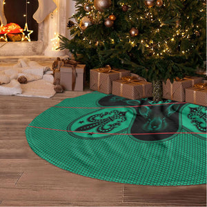 Bafokeng Rabbit Crown Palesa ea kharanium Tree Skirt Green Seanamarena Basotho Blanket Inspired