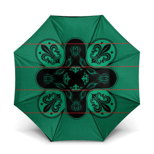 Bafokeng Rabbit Crown Palesa ea kharanium Umbrella Green Seanamarena Basotho Blanket Inspired