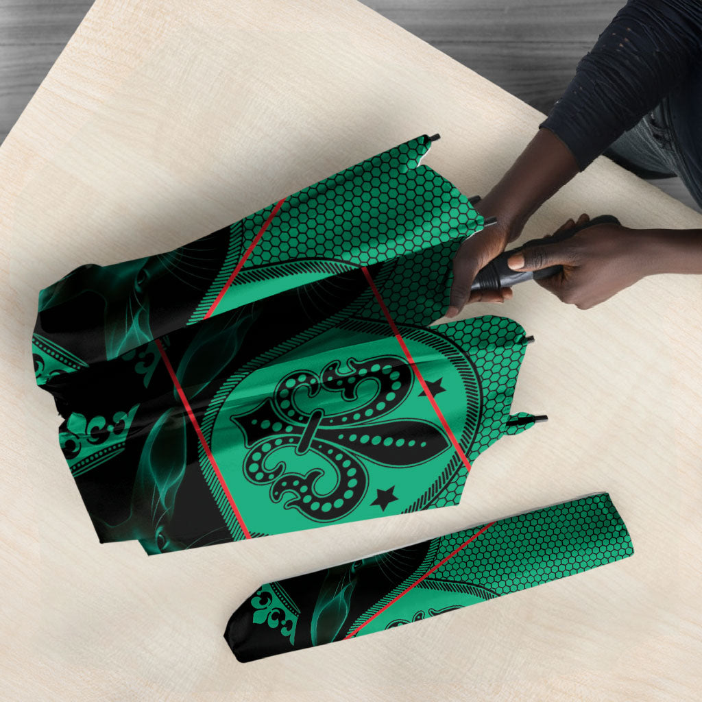 Bafokeng Rabbit Crown Palesa ea kharanium Umbrella Green Seanamarena Basotho Blanket Inspired