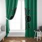 Bafokeng Rabbit Crown Palesa ea kharanium Window Curtain Green Seanamarena Basotho Blanket Inspired