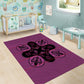 Bafokeng Rabbit Crown Palesa ea kharanium Area Rug Pink Seanamarena Basotho Blanket Inspired