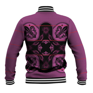 Bafokeng Rabbit Crown Palesa ea kharanium Baseball Jacket Pink Seanamarena Basotho Blanket Inspired