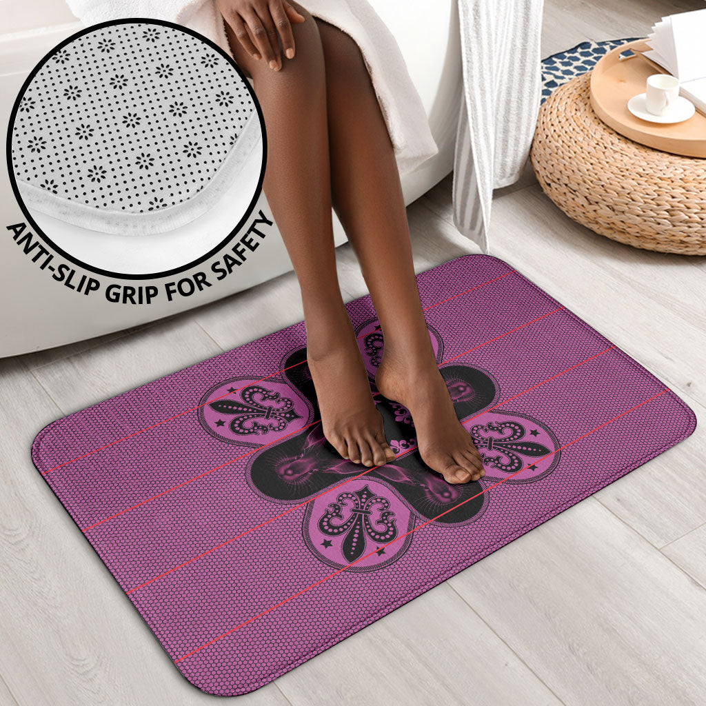Bafokeng Rabbit Crown Palesa ea kharanium Bathroom Set Pink Seanamarena Basotho Blanket Inspired