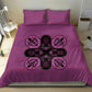Bafokeng Rabbit Crown Palesa ea kharanium Bedding Set Pink Seanamarena Basotho Blanket Inspired