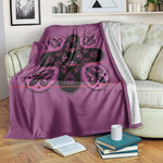 Bafokeng Rabbit Crown Palesa ea kharanium Blanket Pink Seanamarena Basotho Blanket Inspired