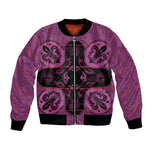 Bafokeng Rabbit Crown Palesa ea kharanium Bomber Jacket Pink Seanamarena Basotho Blanket Inspired