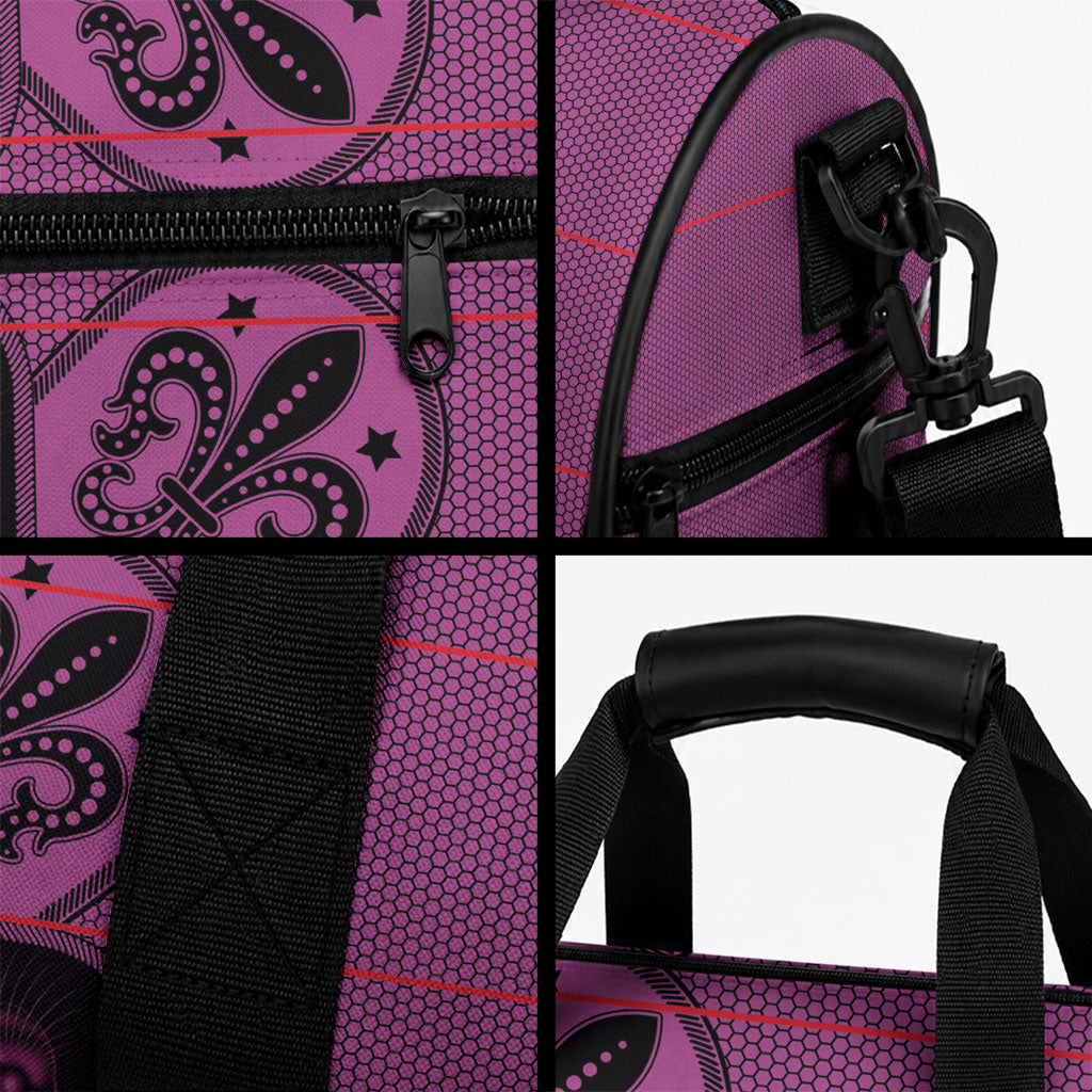 Bafokeng Rabbit Crown Palesa ea kharanium Duffle Bag Pink Seanamarena Basotho Blanket Inspired