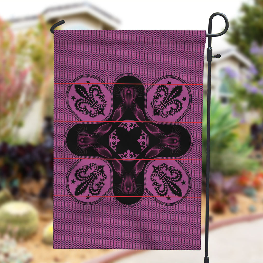 Bafokeng Rabbit Crown Palesa ea kharanium Garden Flag Pink Seanamarena Basotho Blanket Inspired