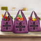 Bafokeng Rabbit Crown Palesa ea kharanium Grocery Bag Pink Seanamarena Basotho Blanket Inspired