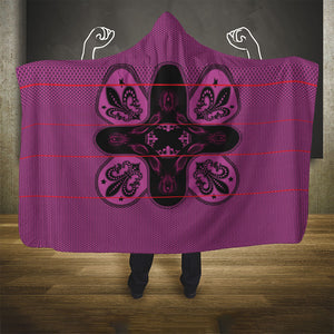 Bafokeng Rabbit Crown Palesa ea kharanium Hooded Blanket Pink Seanamarena Basotho Blanket Inspired
