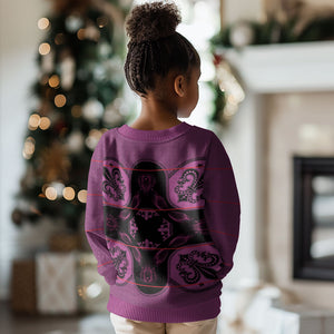Bafokeng Rabbit Crown Palesa ea kharanium Kid Ugly Christmas Sweater Pink Seanamarena Basotho Blanket Inspired