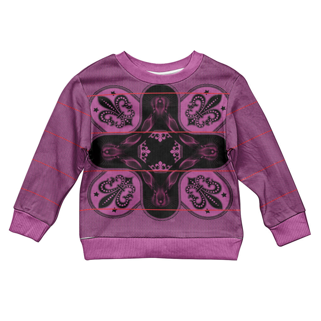 Bafokeng Rabbit Crown Palesa ea kharanium Kid Ugly Christmas Sweater Pink Seanamarena Basotho Blanket Inspired