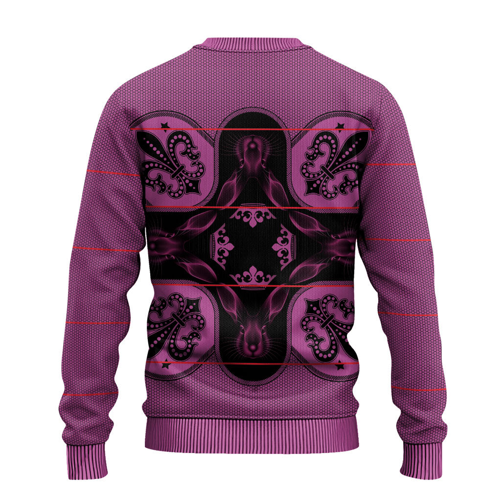 Bafokeng Rabbit Crown Palesa ea kharanium Ugly Christmas Sweater Pink Seanamarena Basotho Blanket Inspired
