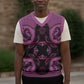 Bafokeng Rabbit Crown Palesa ea kharanium Christmas Knitted V-Neck Vest Pink Seanamarena Basotho Blanket Inspired