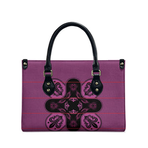 Bafokeng Rabbit Crown Palesa ea kharanium Leather Bag Pink Seanamarena Basotho Blanket Inspired