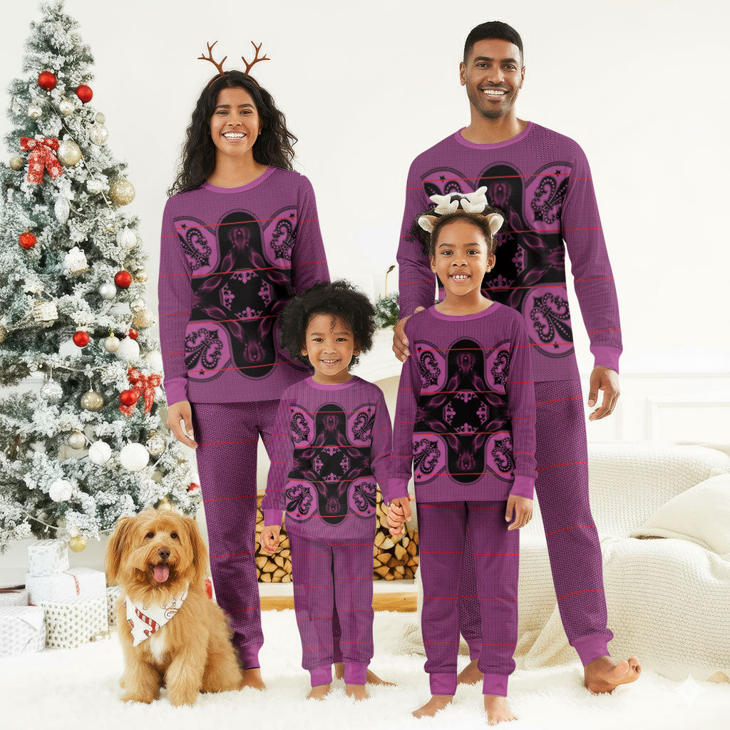 Bafokeng Rabbit Crown Palesa ea kharanium Christmas Pajama Set Pink Seanamarena Basotho Blanket Inspired