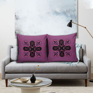 Bafokeng Rabbit Crown Palesa ea kharanium Pillow Cover Pink Seanamarena Basotho Blanket Inspired