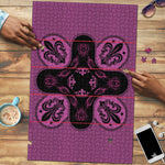 Bafokeng Rabbit Crown Palesa ea kharanium Puzzle Pink Seanamarena Basotho Blanket Inspired