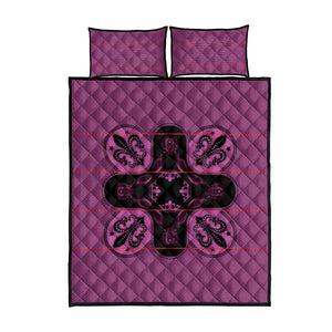 Bafokeng Rabbit Crown Palesa ea kharanium Quilt Bed Set Pink Seanamarena Basotho Blanket Inspired