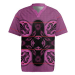 Bafokeng Rabbit Crown Palesa ea kharanium Rugby Jersey Pink Seanamarena Basotho Blanket Inspired